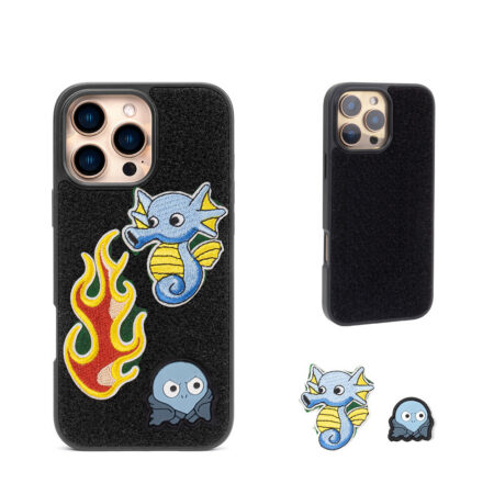 Tactical Hook and Loop Case for iPhone 15-17 Pro Max - Rugged Heavy Duty Cover (Airsoft/Gel Blaster)