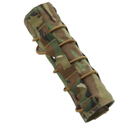 Tactical 7-Inch Heavy Duty Heat Shield Cover - 18cm Protective Wrap for Mock Suppressor (Airsoft/Gel Blaster)