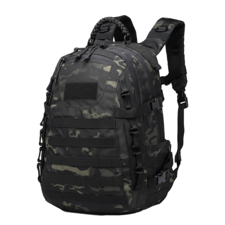 Large 35L "Dragon Egg" Style Tactical Backpack - Laser Cut MOLLE 3-Day Field Pack (Fits 17" Laptop)