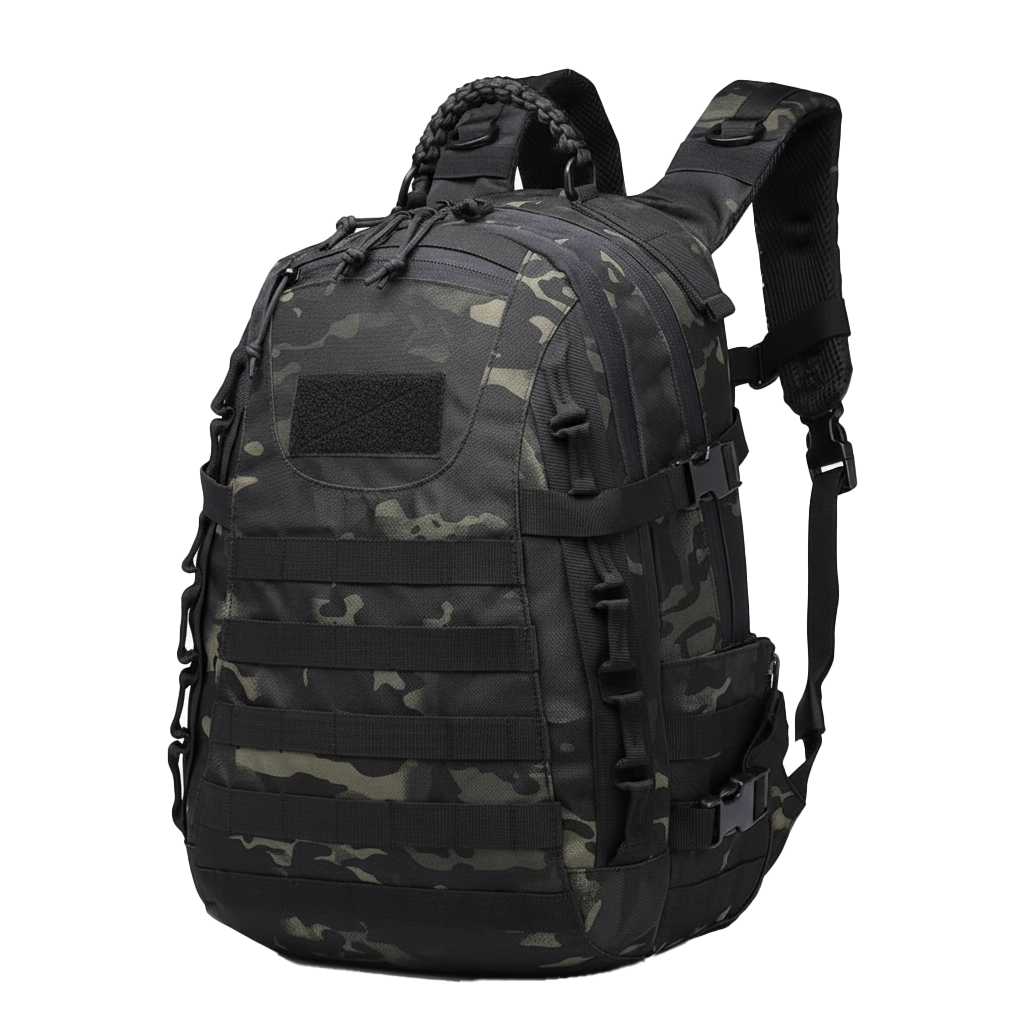 Large 35L "Dragon Egg" Style Tactical Backpack - Laser Cut MOLLE 3-Day Field Pack (Fits 17" Laptop)